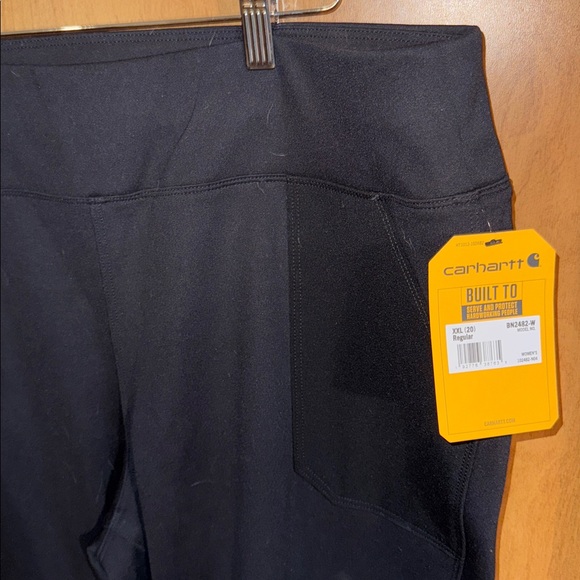 Carhartt Black Force Fitted Mid-weight Utility Leggings size XXL (20) - Picture 3 of 14